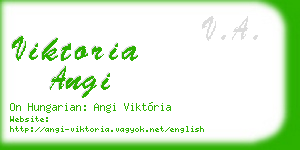 viktoria angi business card