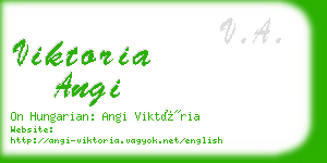 viktoria angi business card